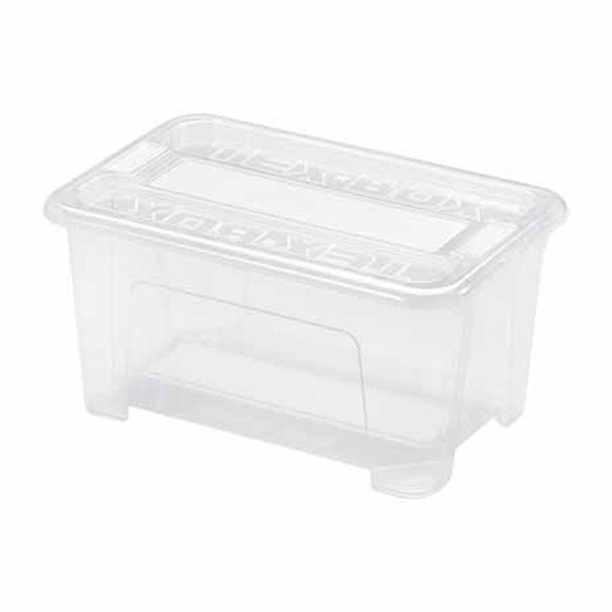HOMEA Boîte de rangement  texbox  4,5l transparent