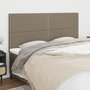 Voir la diapositive 1 : VIDAXL Tetes de lit 4 pcs Taupe 100x5x78/88 cm Tissu