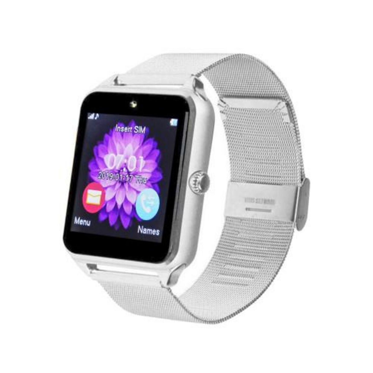 Montre connectée Android & IOS tous opérateurs MC15 métal pas cher