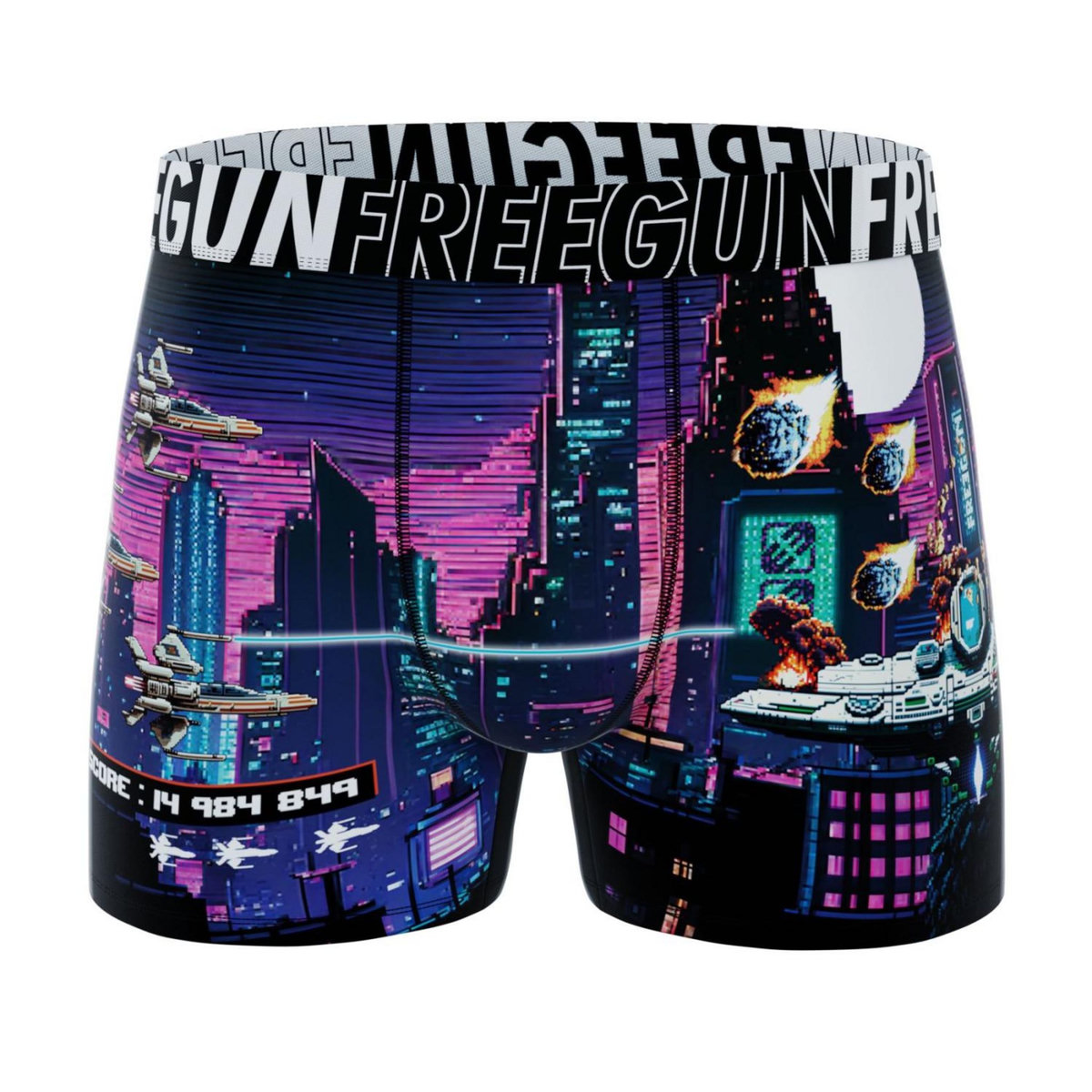 FREEGUN Lot de 3 boxers enfant Cyber
