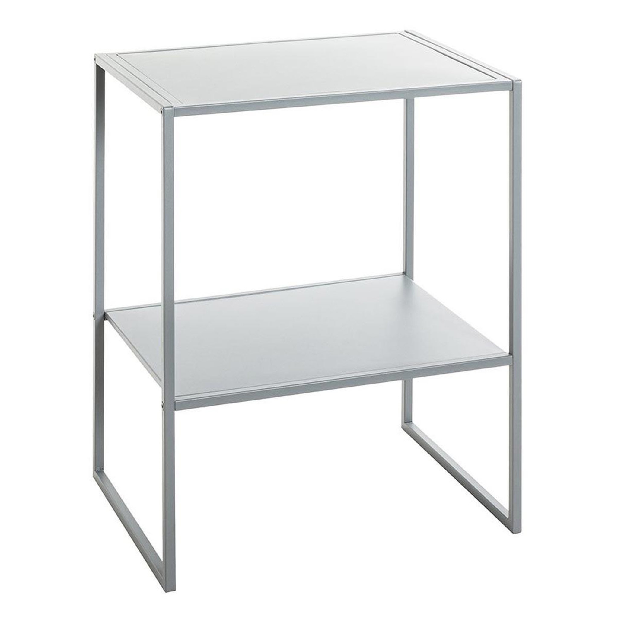 Paris Prix Table d'appoint avec étagère  rivoli  60cm gris