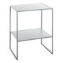 Voir la diapositive 1 : Paris Prix Table d'Appoint Avec Étagère  Rivoli  60cm Gris