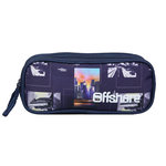Bagtrotter BAGTROTTER Trousse scolaire 2 compartiments Offshore City Ville Bleue