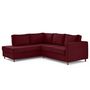 Voir la diapositive 4 : LISA DESIGN Jake - canapé déhoussable d'angle gauche 5 places en tissu
