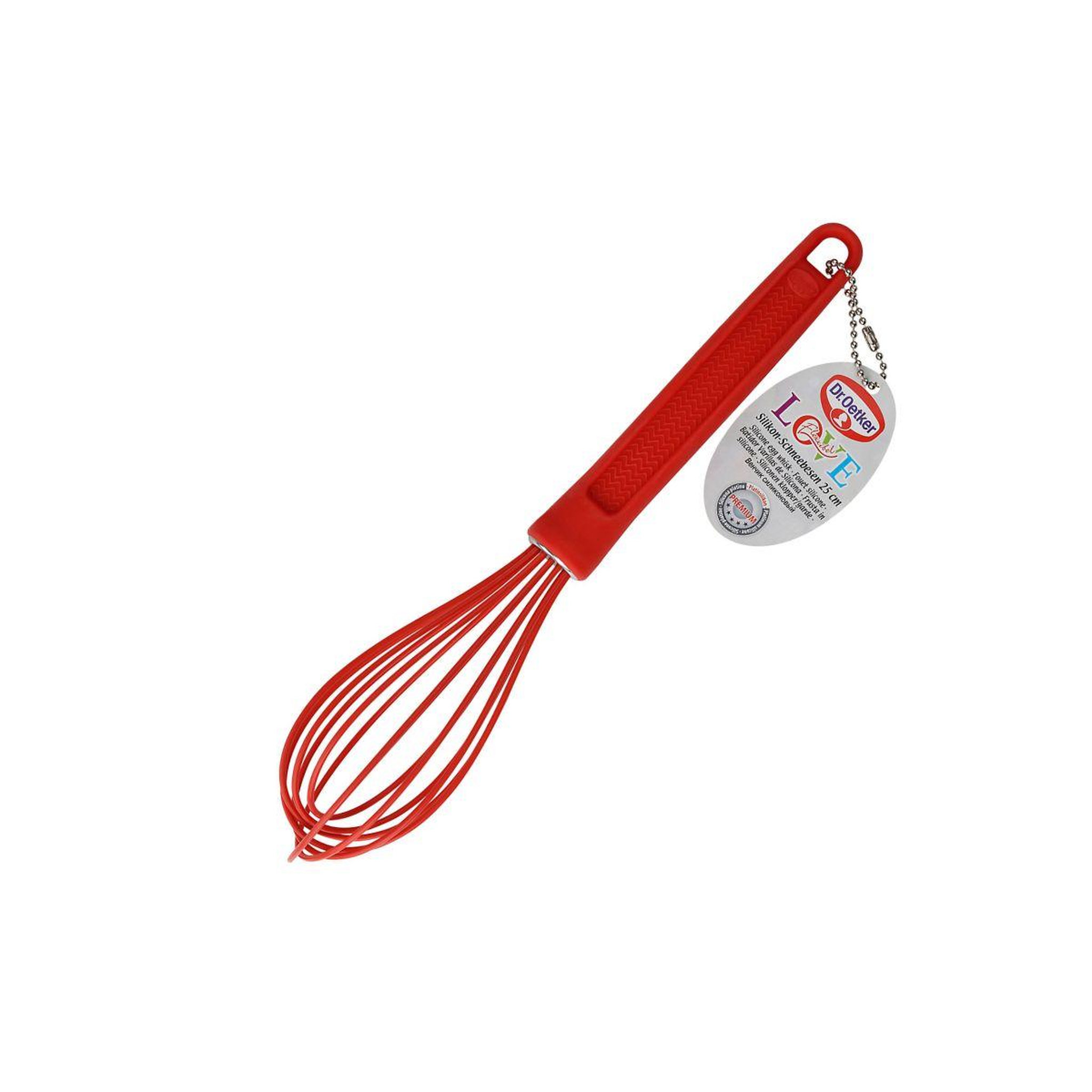 DR.OETKER Fouet de cuisine et pâtisserie en silicone 26 cm dr. Oetker flexxibel love