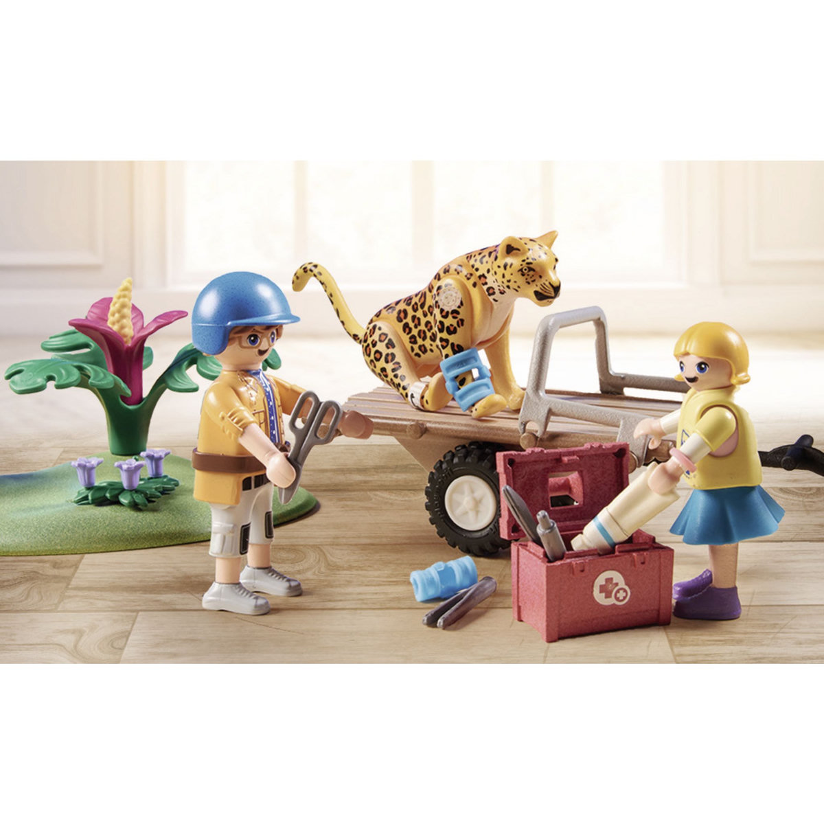 PLAYMOBIL 71011 - Quad de secours pour animaux Wiltopia