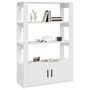 Voir la diapositive 4 : VIDAXL Buffet Blanc 80x30x119,5 cm Bois d'ingenierie
