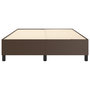 Voir la diapositive 5 : VIDAXL Cadre de lit sans matelas marron 140x190 cm similicuir