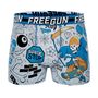 Voir la diapositive 5 : FREEGUN lot de 4 boxers enfant skate 90 Graph