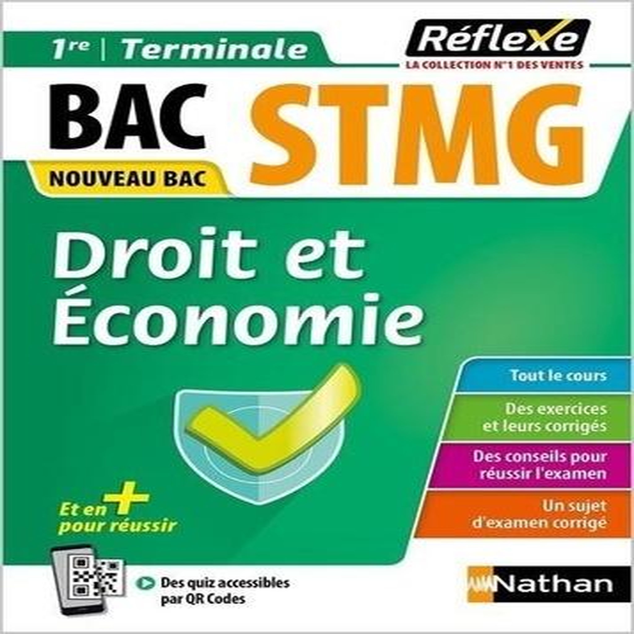 DROIT ET ECONOMIE BAC STMG 1RE / TLE STMG. EDITION 2022, Lenormand Olivia