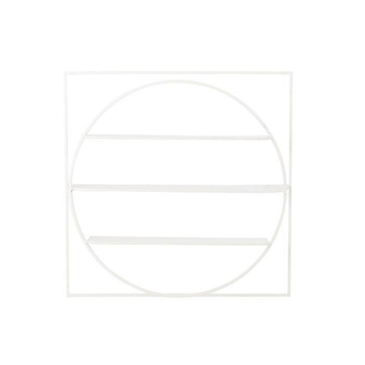 Paris Prix Étagère Murale en Métal  News  80cm Blanc