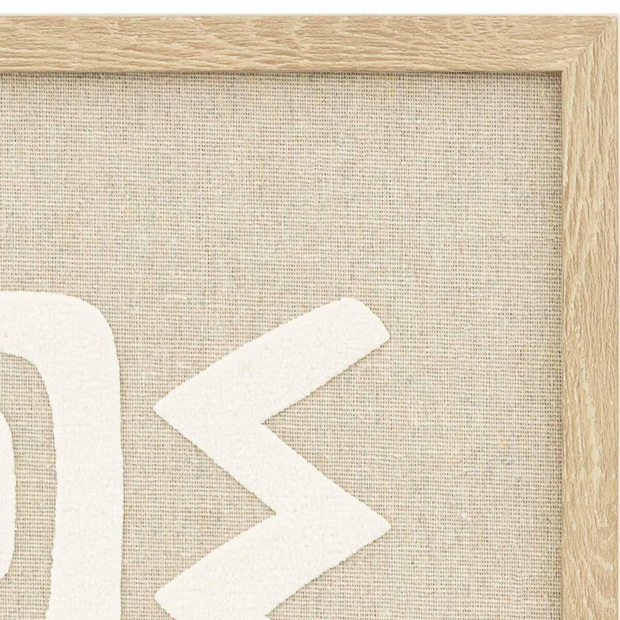 Voir la diapositive 2 : ATMOSPHERA Décoration murale en relief  petra  50cm beige