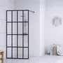 VIDAXL Ecran de douche Verre trempe transparent 100x195 cm