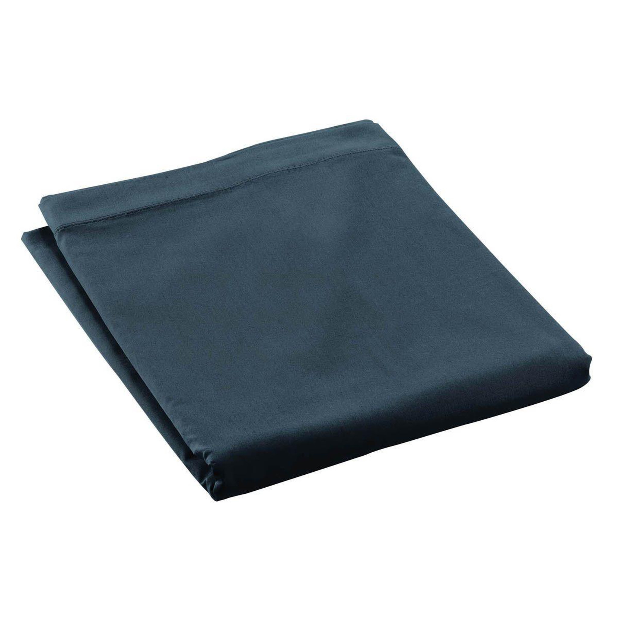 Voir la diapositive 4 : Douceur d'Intérieur Drap plat  percaline  180x290cm bleu nuit