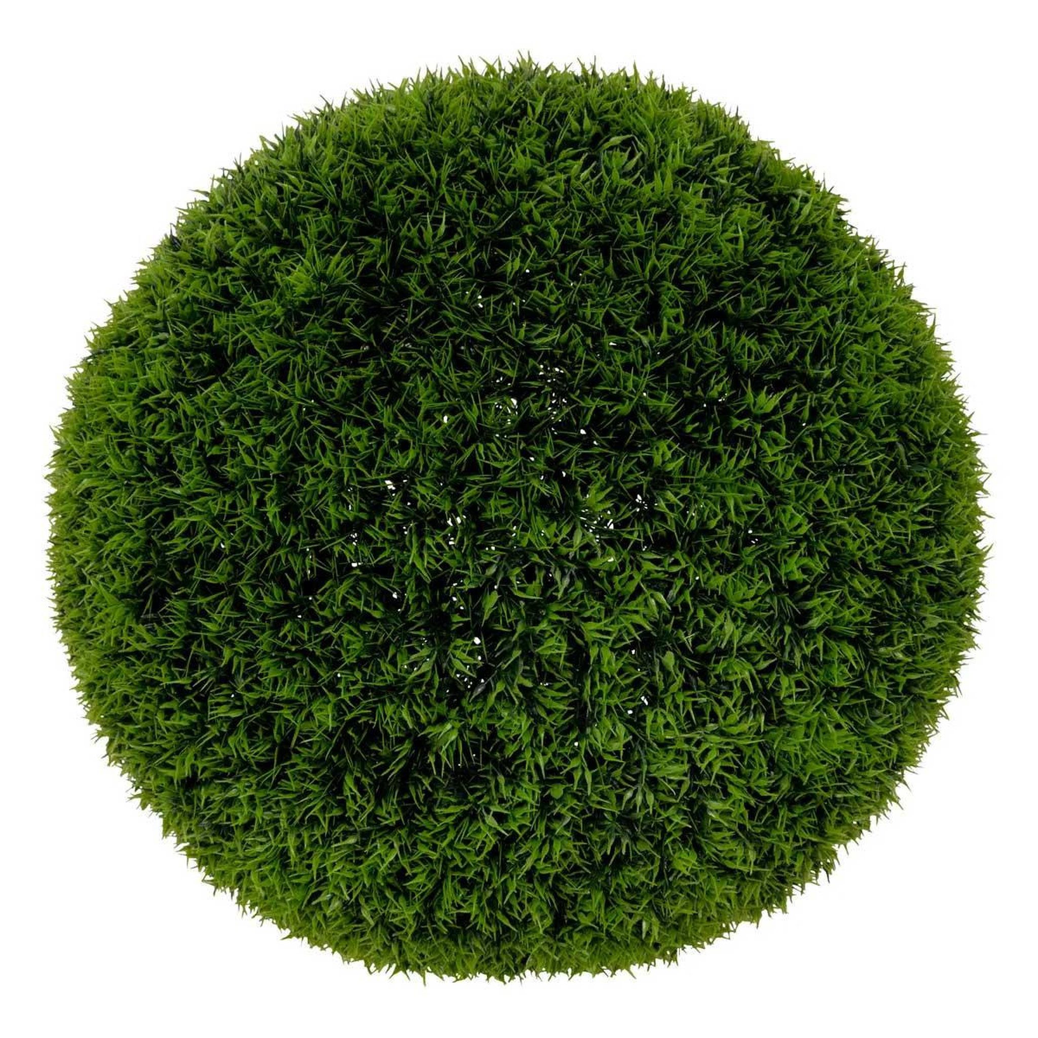 ATMOSPHERA Boule d'herbe artificielle  carly  37cm vert
