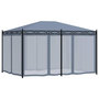 Voir la diapositive 4 : VIDAXL Tonnelle avec moustiquaire 3x4 m Anthracite Acier
