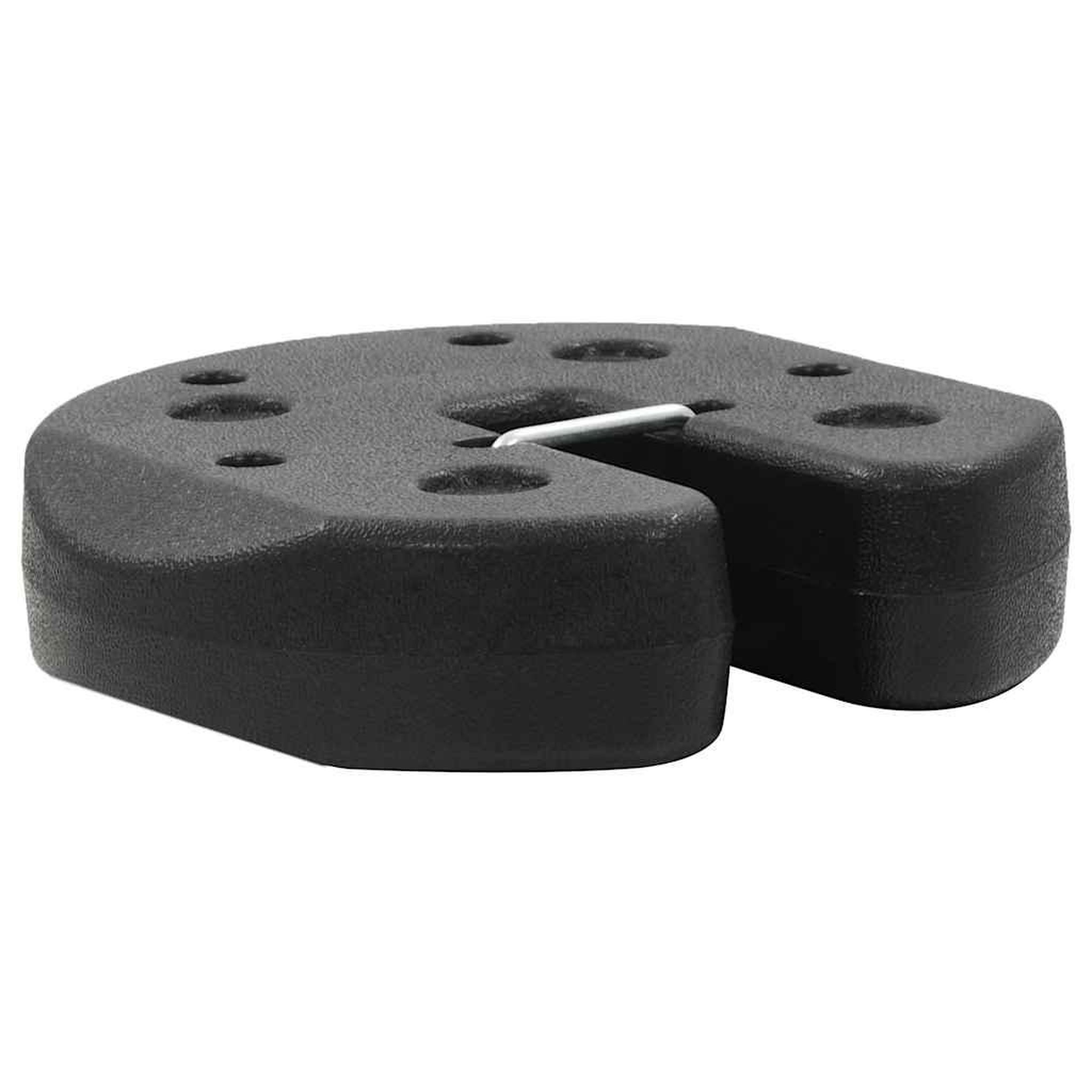 Voir la diapositive 4 : VIDAXL Poids pour belvedere 4 pcs noir 220x50 mm beton