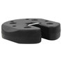 Voir la diapositive 4 : VIDAXL Poids pour belvedere 4 pcs Noir 220x50 mm Beton