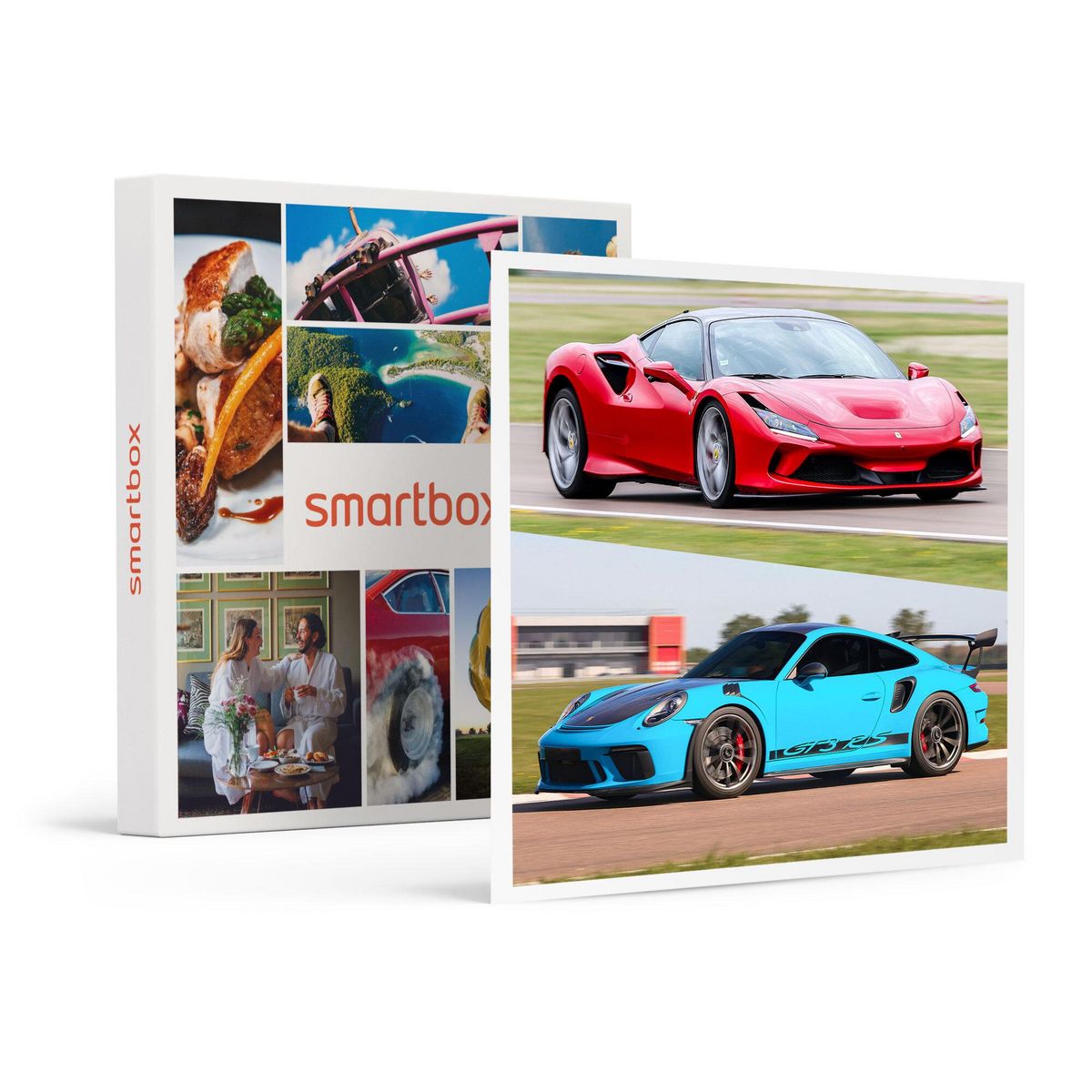Smartbox Stage de pilotage multivolant : 2 tours en Porsche 991 GT3 RS et 2 tours en Ferrari F8 sur le circuit de Lohéac - Coffret Cadeau Sport & Aventure