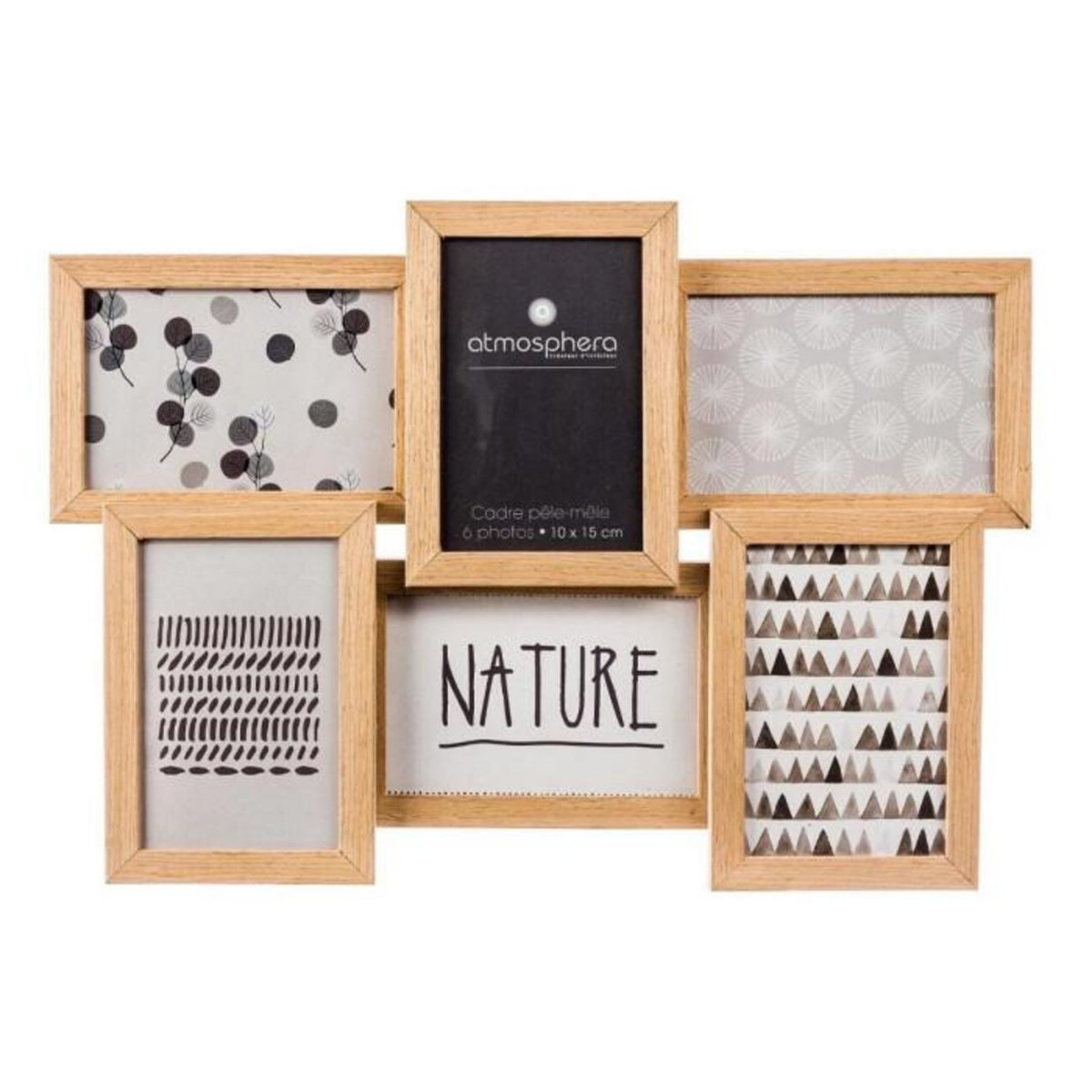 ATMOSPHERA Pêle-Mêle  6 Photos  41cm Naturel