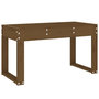 Voir la diapositive 5 : VIDAXL Banc de jardin marron miel 80x38x45 cm bois de pin massif