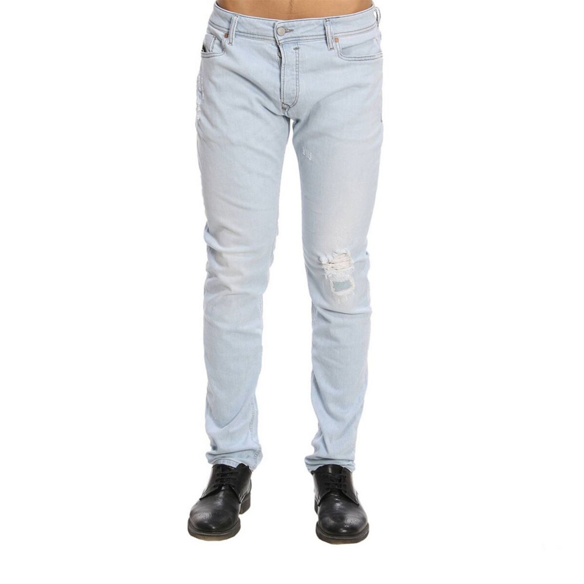 DIESEL Jeans bleu ciel homme Diesel Sleenker pas cher Auchan.fr