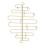 Voir la diapositive 2 : Paris Prix Porte-Bouteille Mural 4 Emplacements  Alid  72cm Or