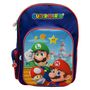 Voir la diapositive 1 : Sac à dos 3 compartiments polyester marine SUPER MARIO BROS NINTENDO