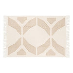 ATMOSPHERA Tapis Brodé  Inuit Dreams  120x170cm Blanc