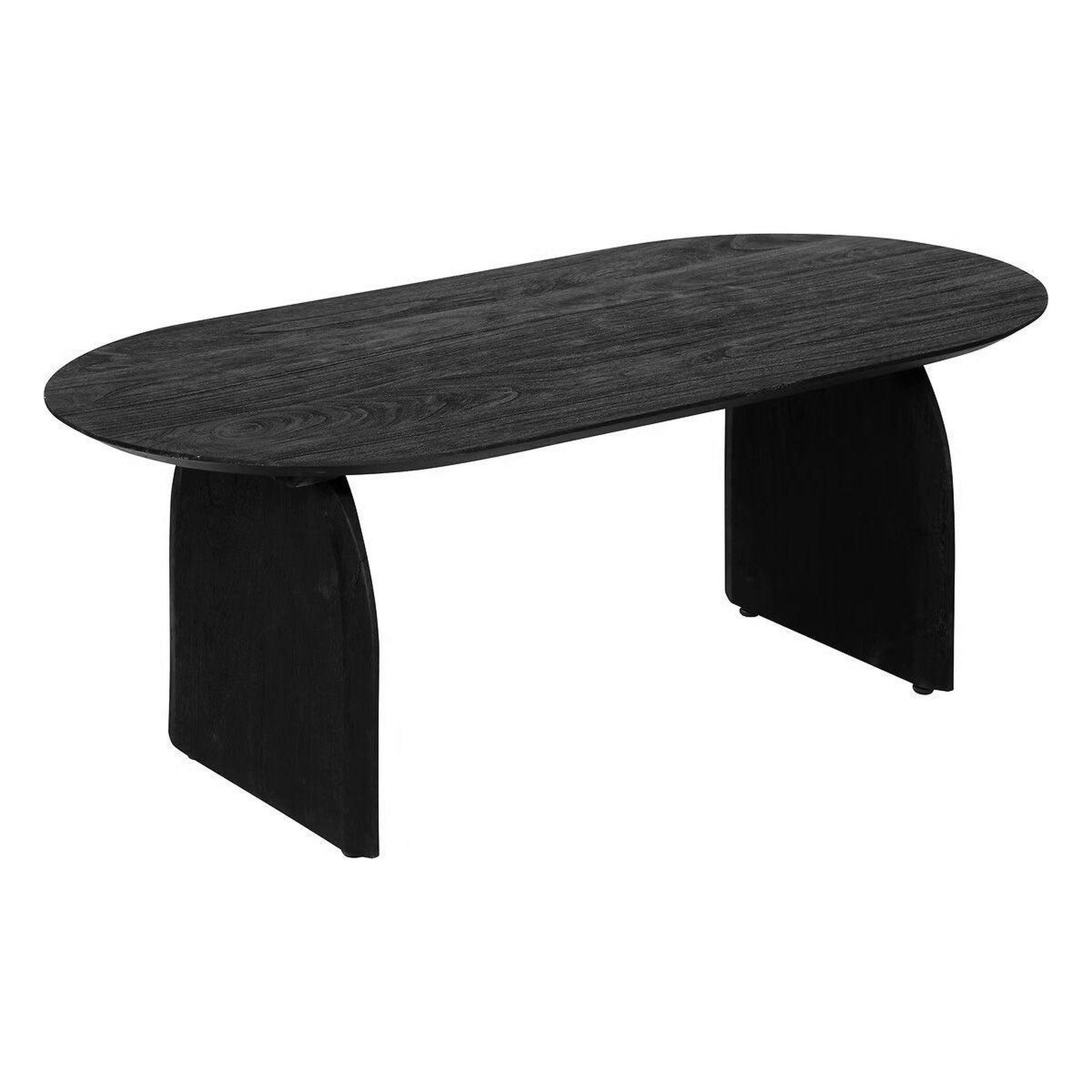 ATMOSPHERA Table basse en bois  isana  120cm noir