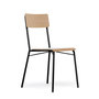 Voir la diapositive 3 : Paris Prix Lot de 2 Chaises Design  Ashburn  82cm Chêne
