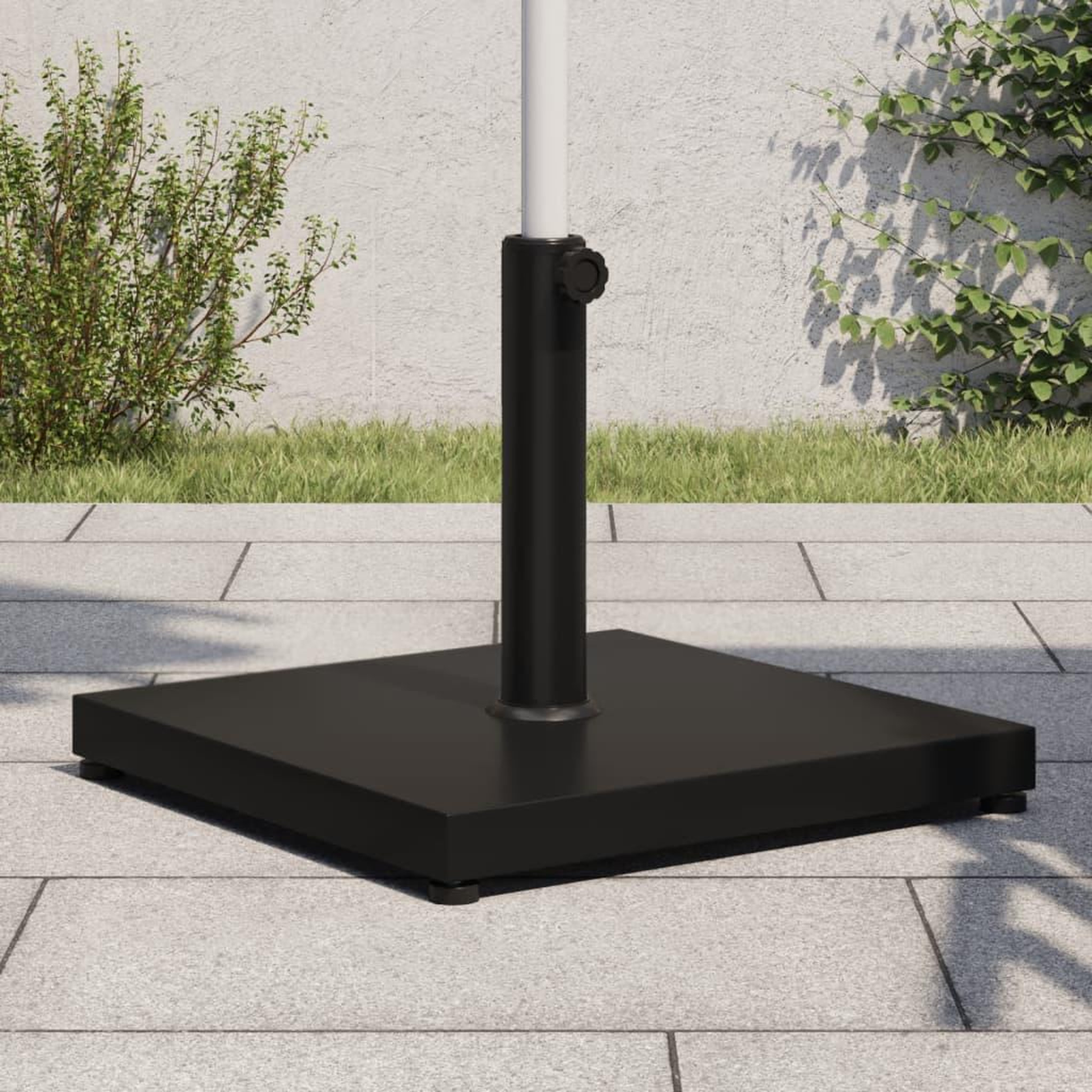 VIDAXL Base de parasol pour mats Ø32/38/48 mm 18 kg carre