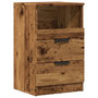 Voir la diapositive 2 : VIDAXL Table de chevet vieux bois 40x36x65 cm bois d'ingenierie
