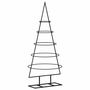 Voir la diapositive 2 : VIDAXL Arbre de Noël en metal pour decoration noir 90 cm