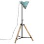 Voir la diapositive 4 : VIDAXL Lampadaire 25 W bleu delave 75x75x90-150 cm E27