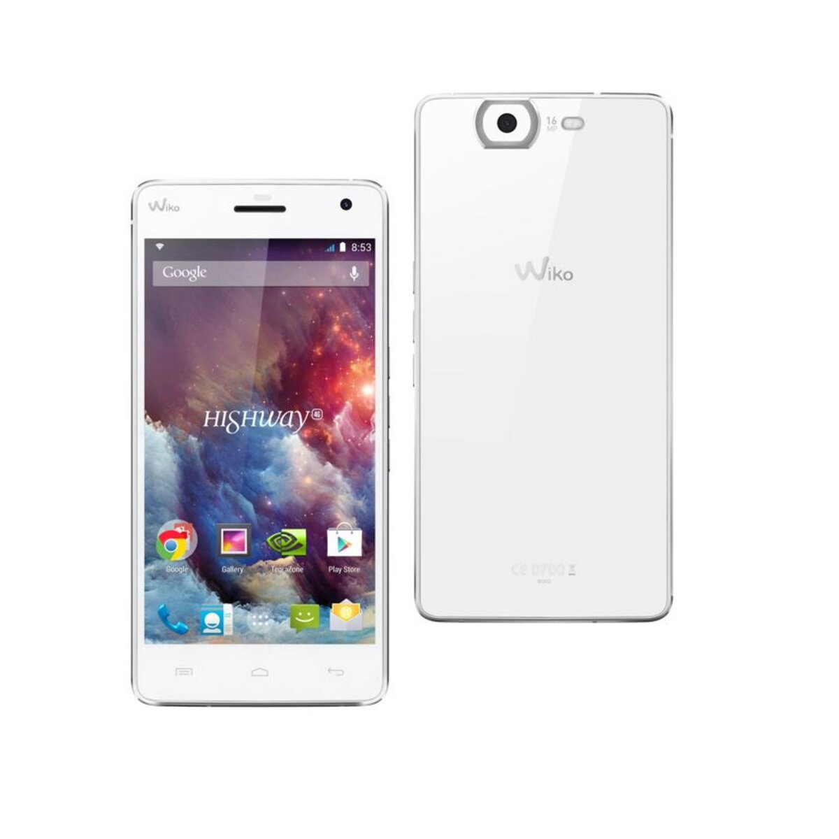WIKO Smartphone HighWay 4G Blanc