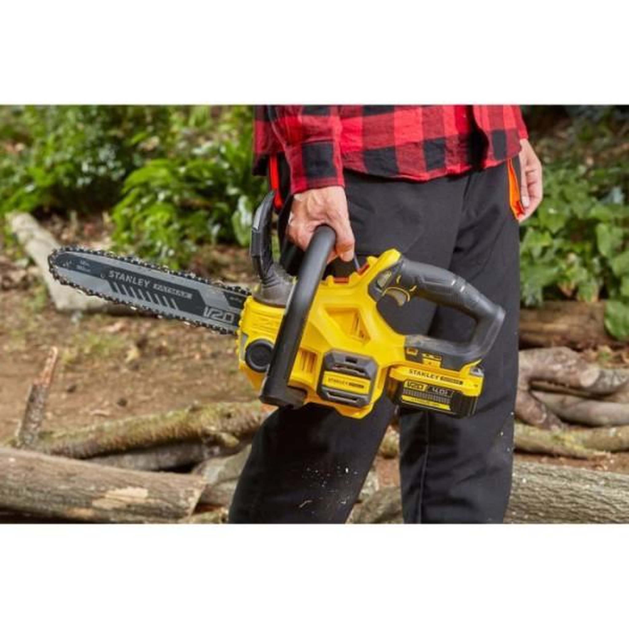 Voir la diapositive 2 : STANLEY FATMAX Tronçonneuse éléctrique sans fil + batterie 4ah + chargeur - stanley fatmax - sfmccs630m1-qw - 18v - 30cm