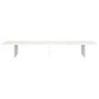 Voir la diapositive 5 : VIDAXL Support de moniteur Blanc 100x27x15 cm Bois de pin solide