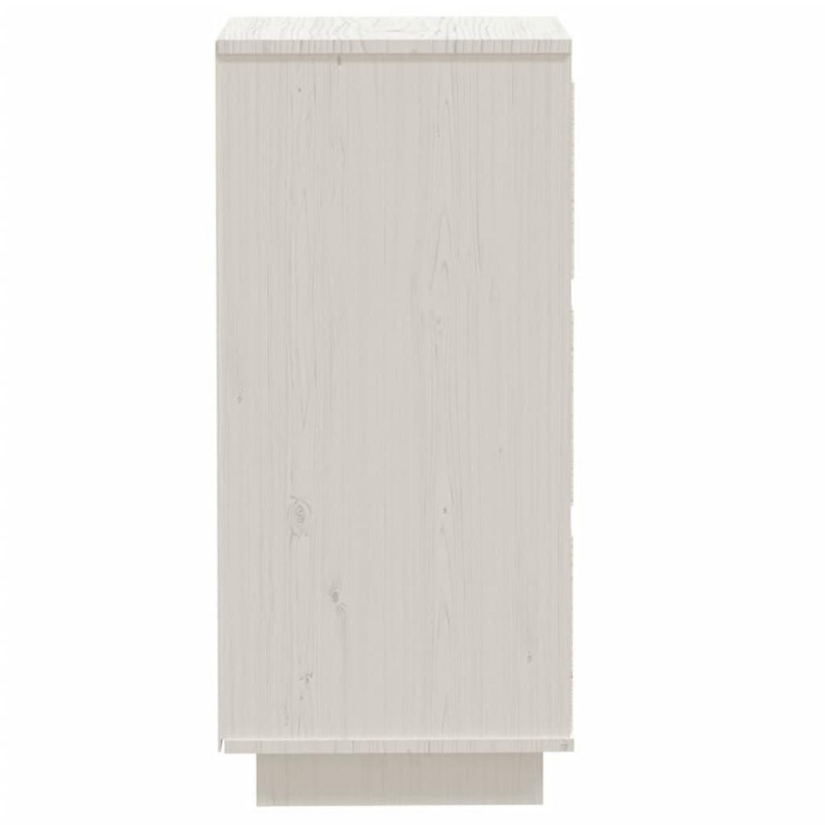 VIDAXL Buffets 2 pcs Blanc 32x34x75 cm Bois massif de pin
