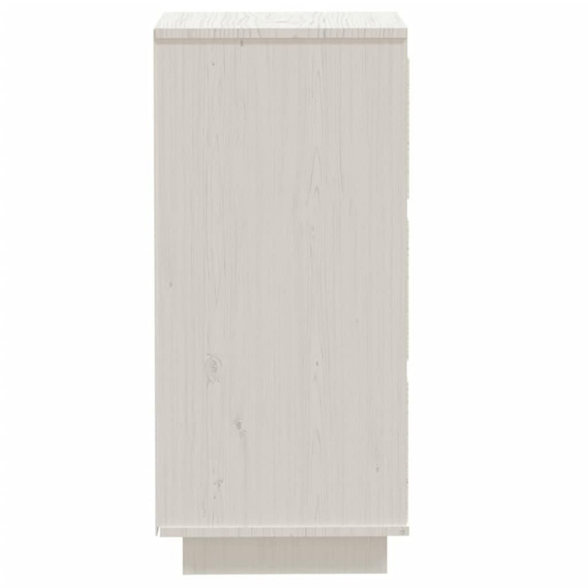 VIDAXL Buffets 2 pcs Blanc 32x34x75 cm Bois massif de pin