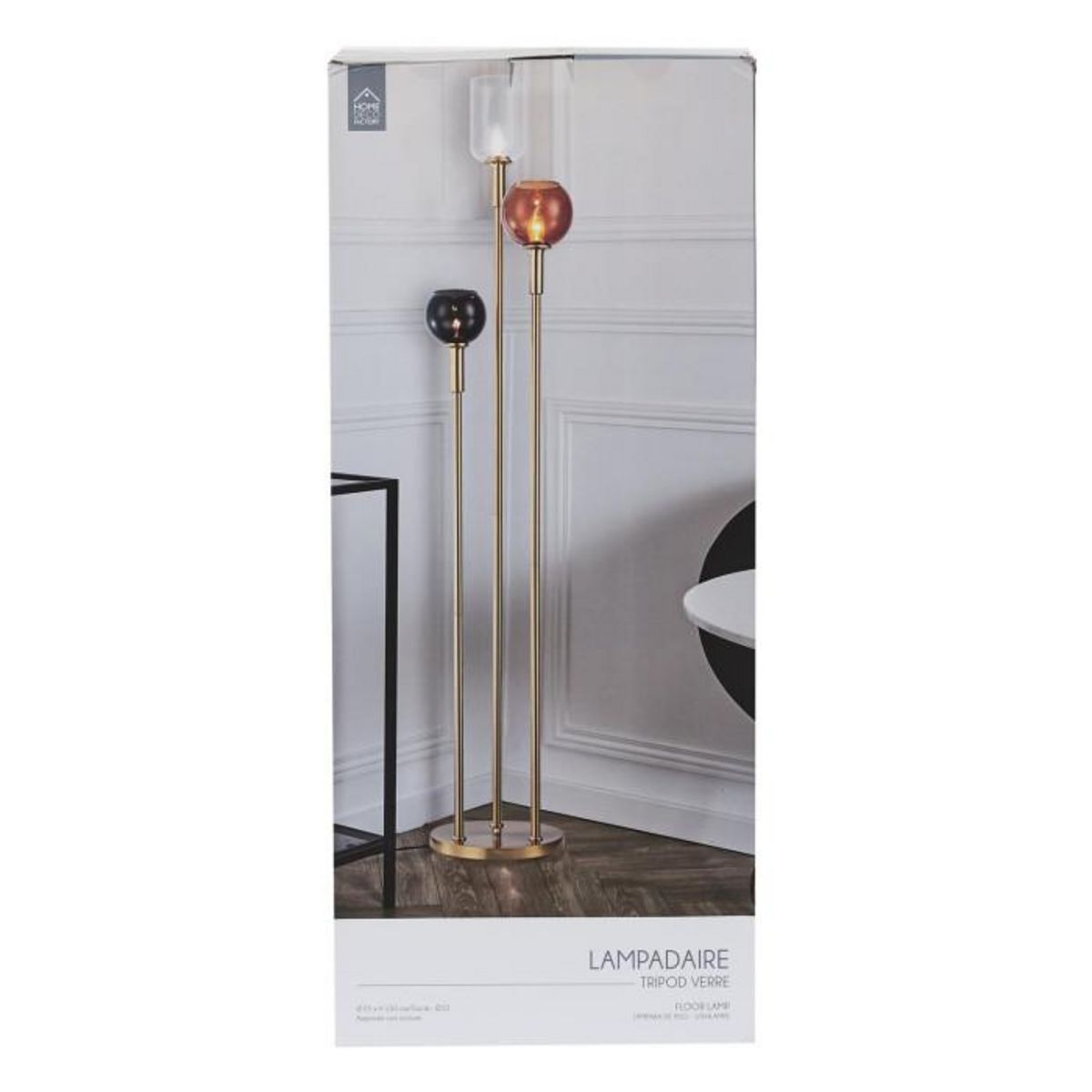 Paris Prix Lampadaire Design  Tripod  150cm Multicolore