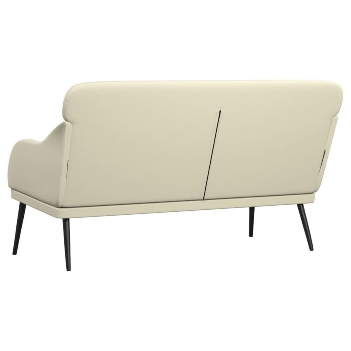 VIDAXL Banc Creme 110x76x80 cm Similicuir