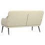 Voir la diapositive 5 : VIDAXL Banc Creme 110x76x80 cm Similicuir