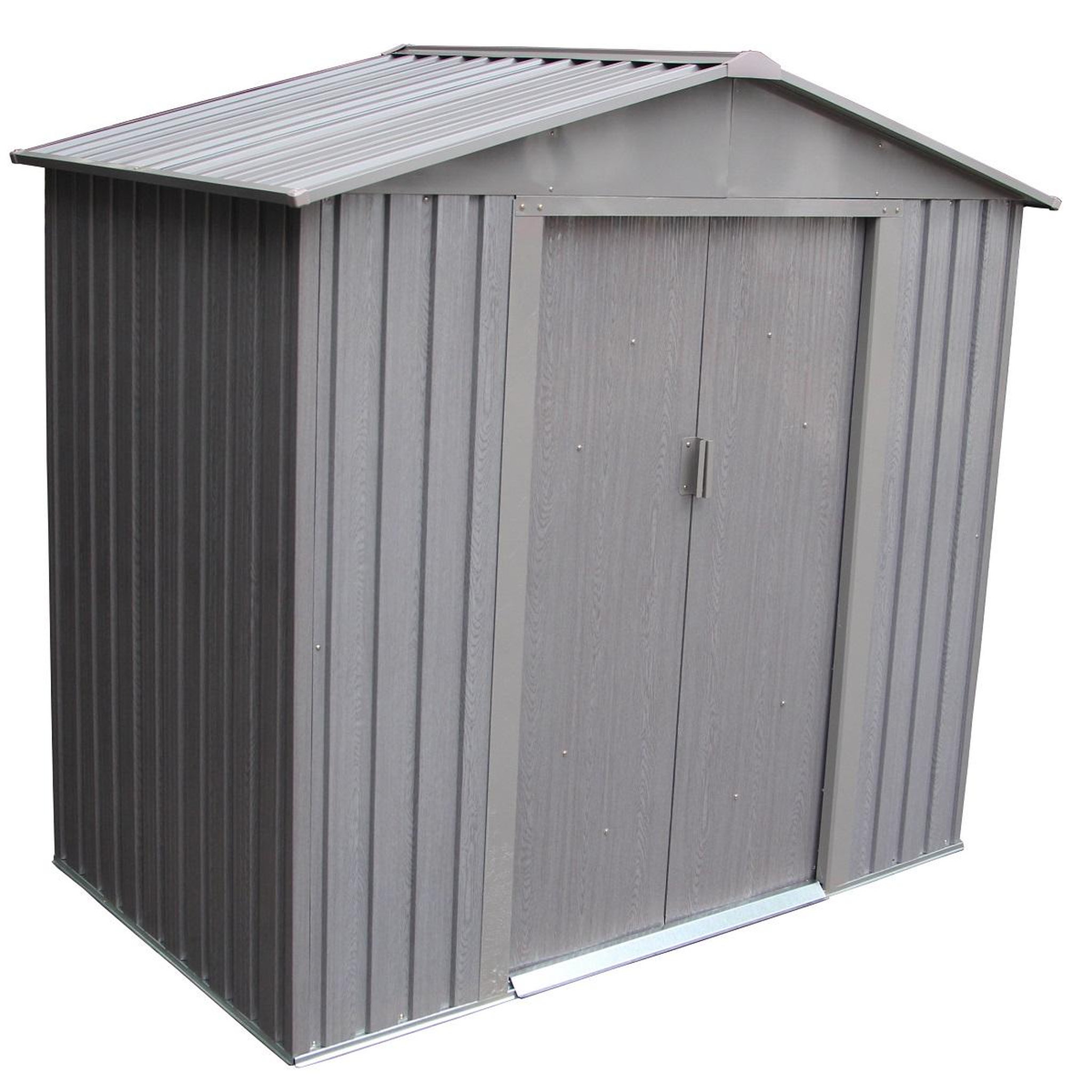 Voir la diapositive 8 : CHALET&JARDIN Abri de jardin métal - Imitation bois - 2,12m² - OUSE