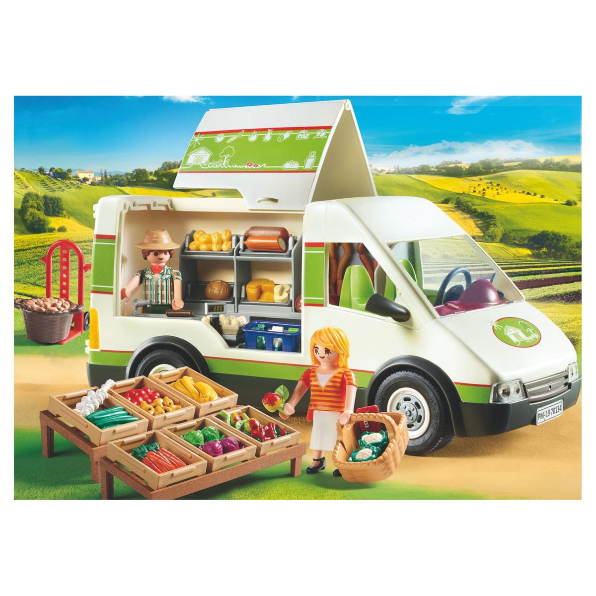 PLAYMOBIL 70134 - Country - Camion de marché 