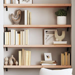 VIDAXL Etagere murale 100x30x(2-4) cm bois de chene massif non traite
