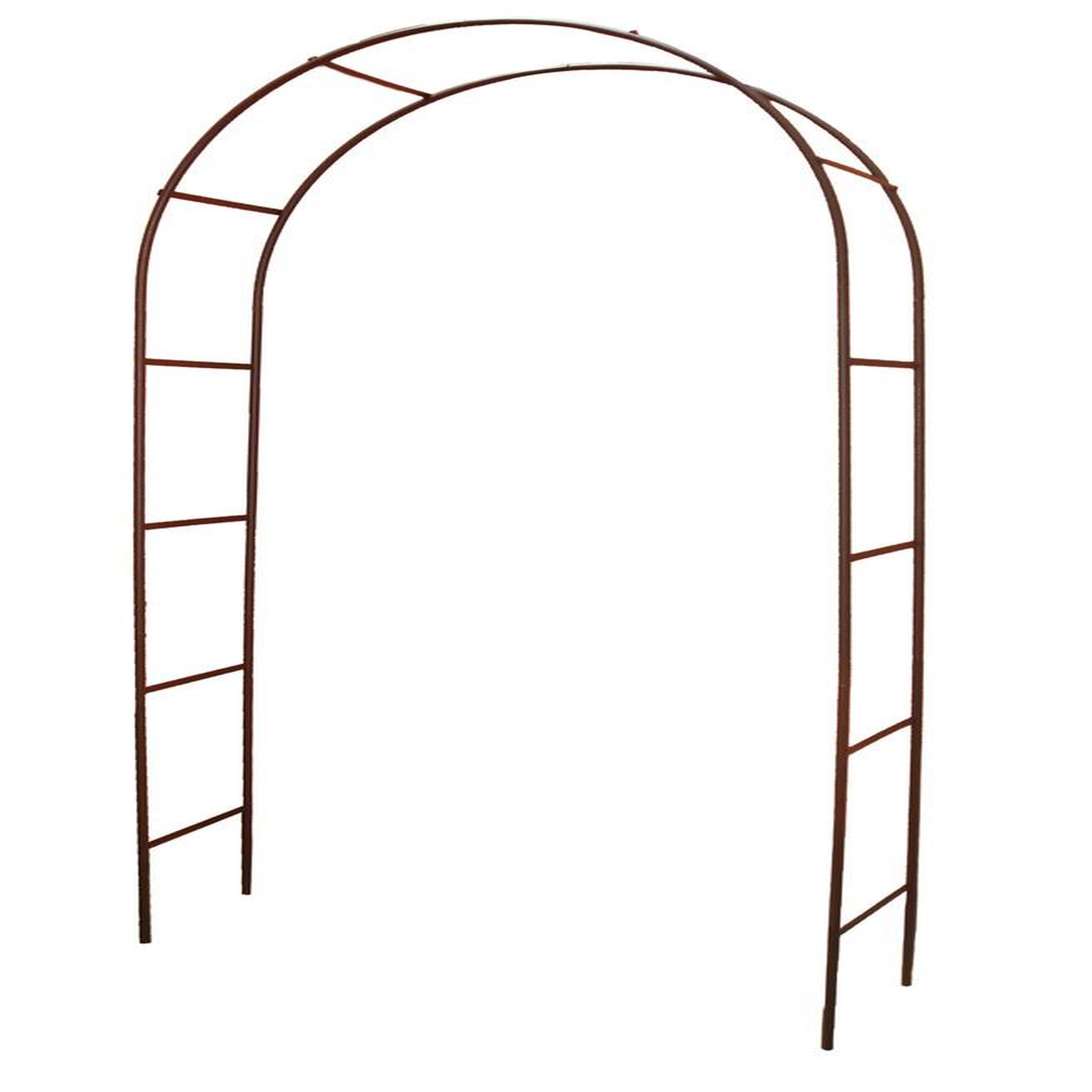 CENTRALE BRICO Arche tube ROND20 classique fer vieilli - 130x40x250 cm - Acier époxy