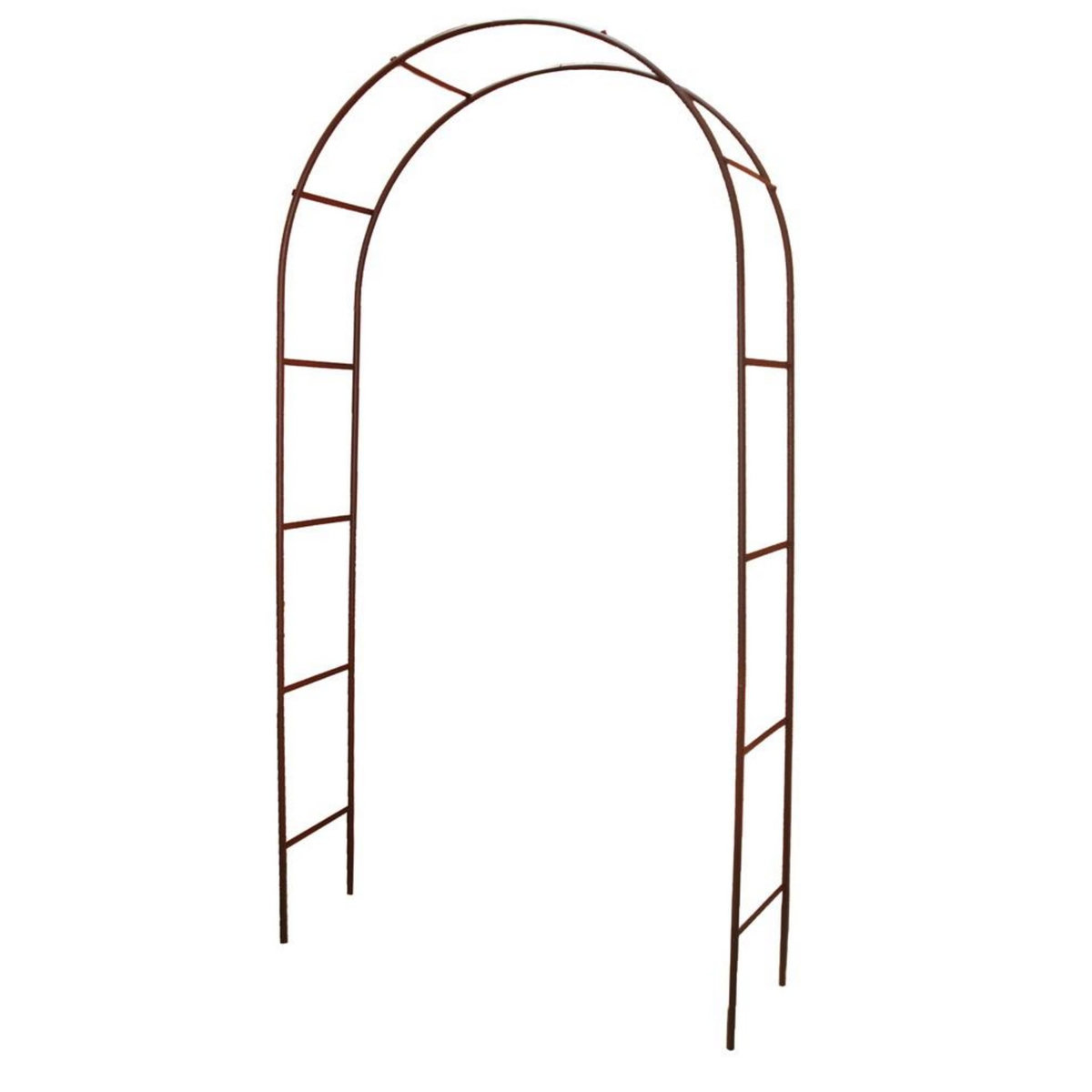 CENTRALE BRICO Arche tube ROND20 classique fer vieilli - 130x40x250 cm - Acier époxy