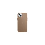 APPLE Coque iPhone 15 Plus MagSafe tissage fin Taupe