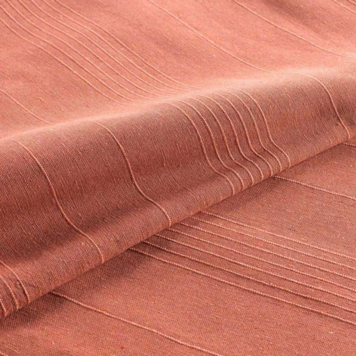 Paris Prix Plaid Uni en Coton  Lucile  220x240cm Rose